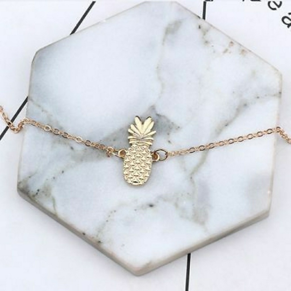 🍍Gold Pineapple ankle bracelet ✨
